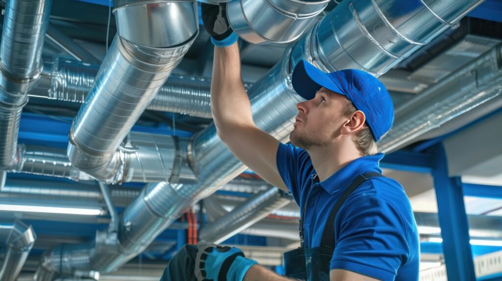Air Condition Pipeline Work - Suprith Engineering